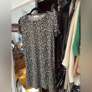 Michael Kors Animal Print Shift Dress